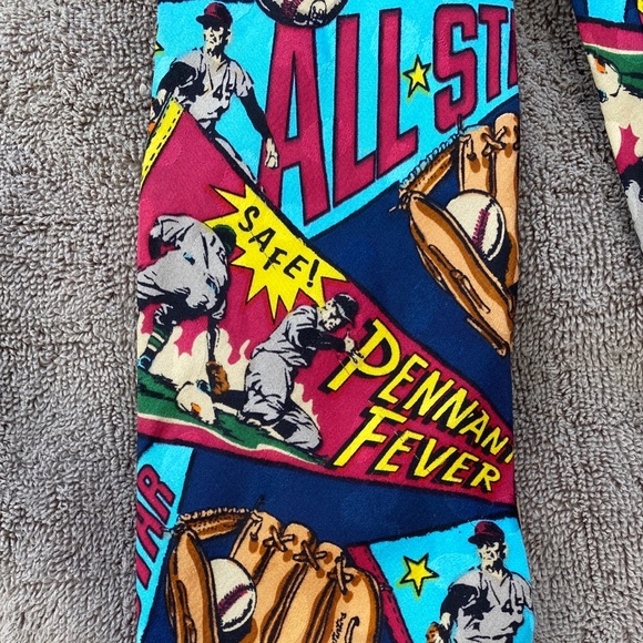 Baseball Men’s Tie - Picture 3 of 4
